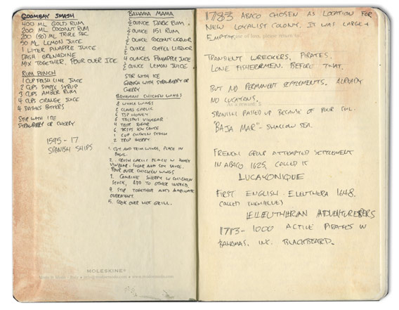 Lucayan Sketch Notes from the Bahamas