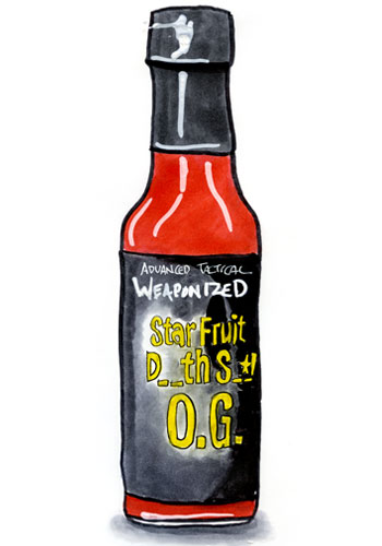 Advanced Tactical Weaponized Starfruit Darth Star O.G. Hot Sauce