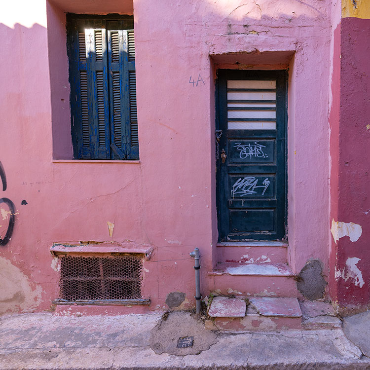 Door and Window in Athens