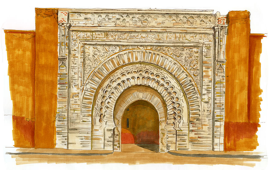 Bab Agnou Gate in Marrakech
