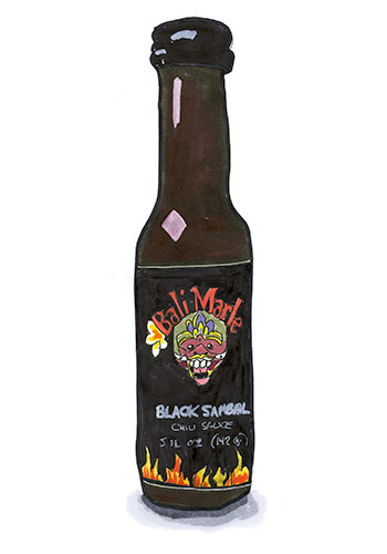 Bali Marle Black Sambal Chili Hot Sauce