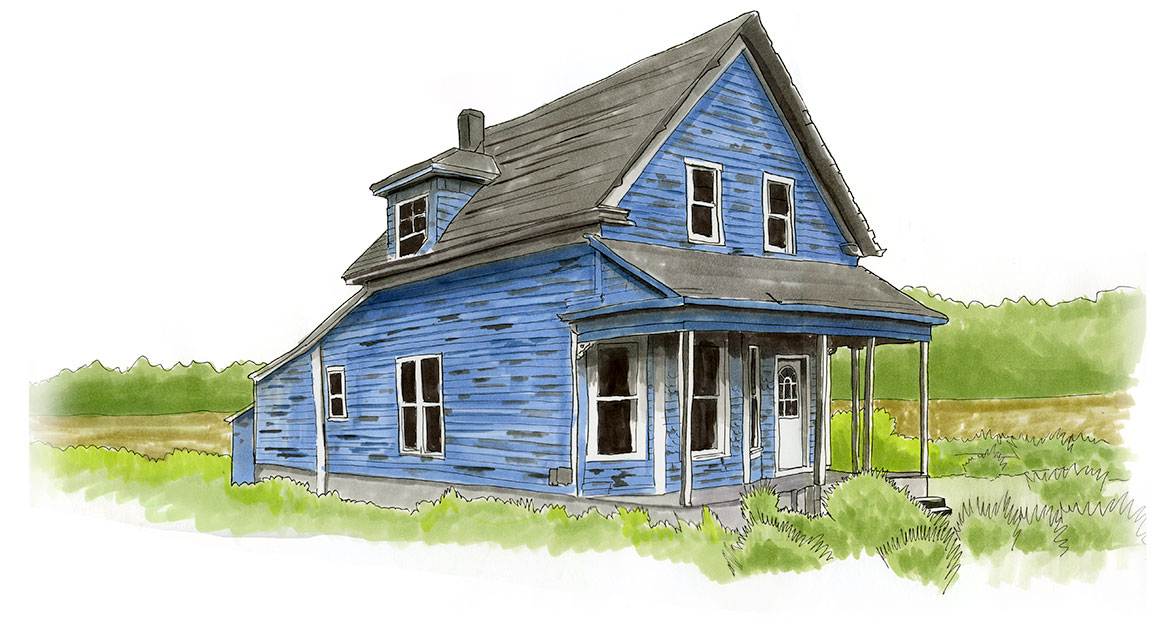 Old Home near Astoria, Orgeon