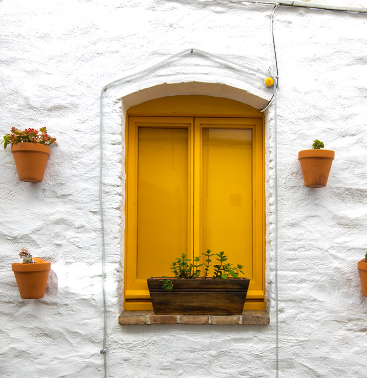 Yellow Window in Cadaques