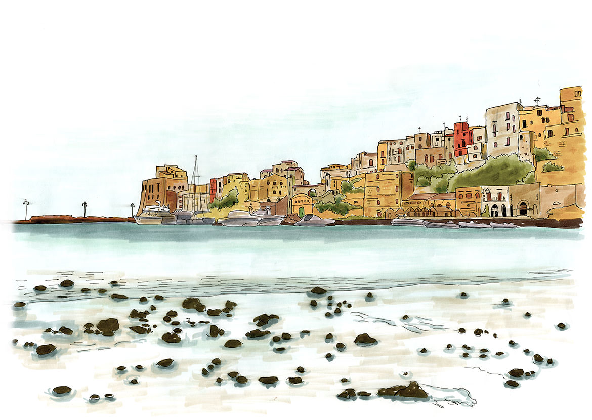 Castellammare del Golfo Sketch