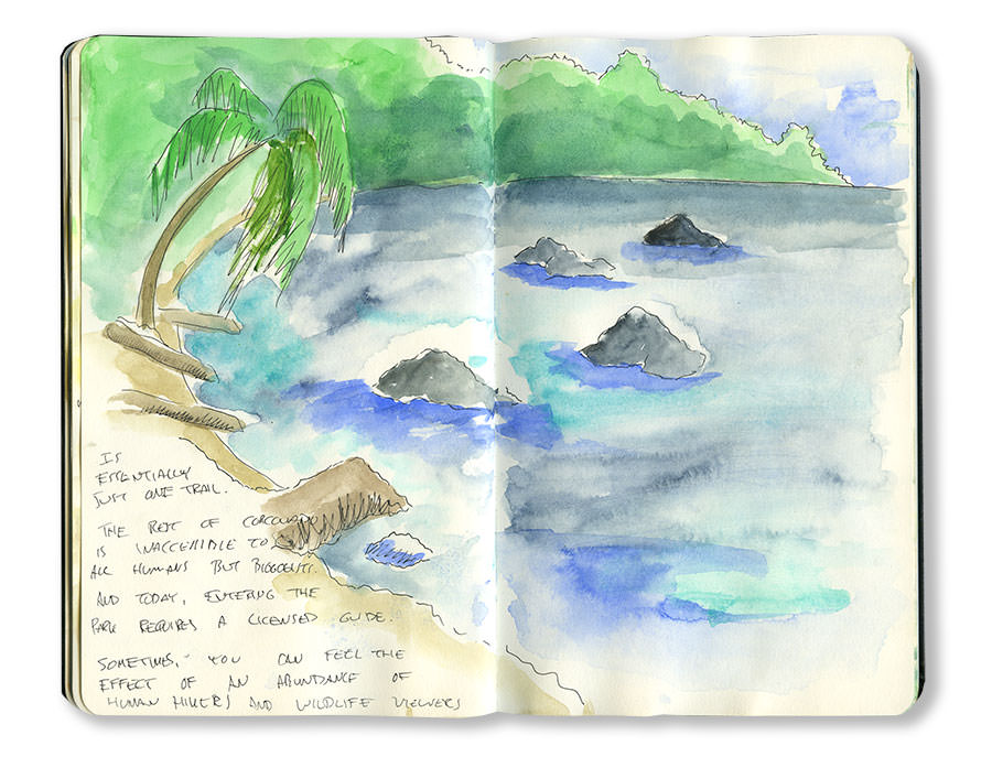 Osa Peninsula Sketch