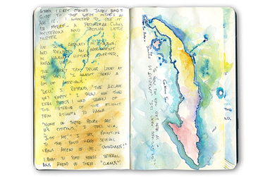Moleskine Sketch Journal from Cuba