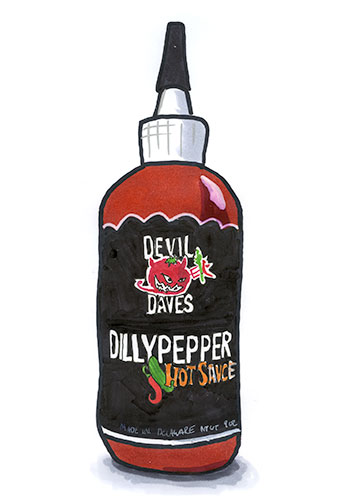 Devil Dave's Dillypepper Hot Sauce