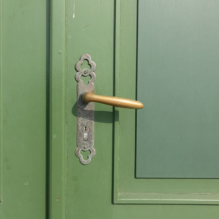 Green Door Handle