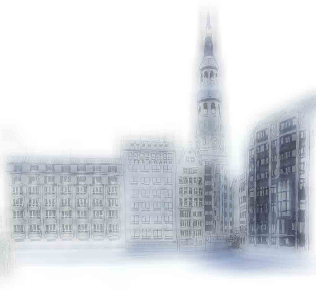 Office buildings in the HafenCity District, Hamburg