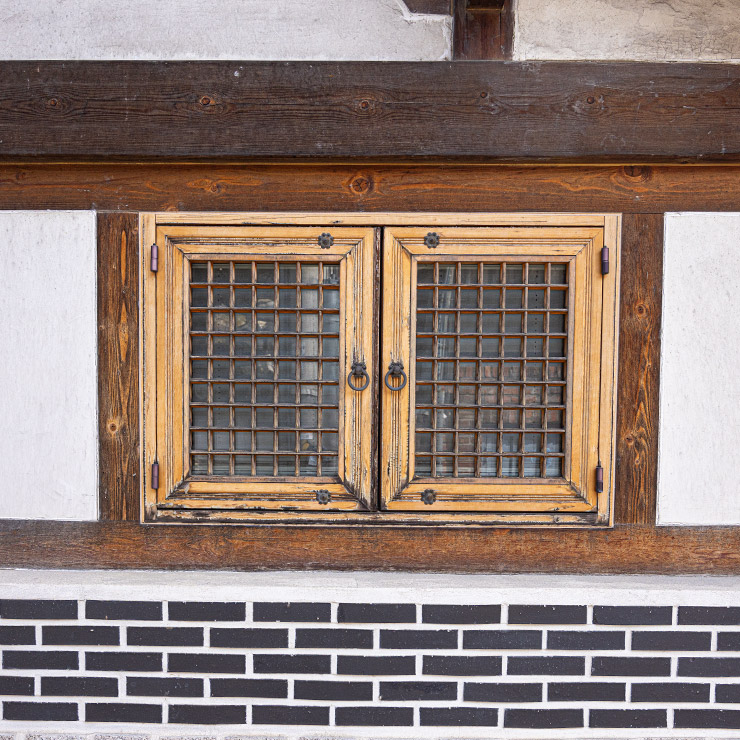 Hanok Village Windows