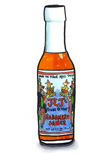 J & J's Private Reserve Habanero Hot Sauce