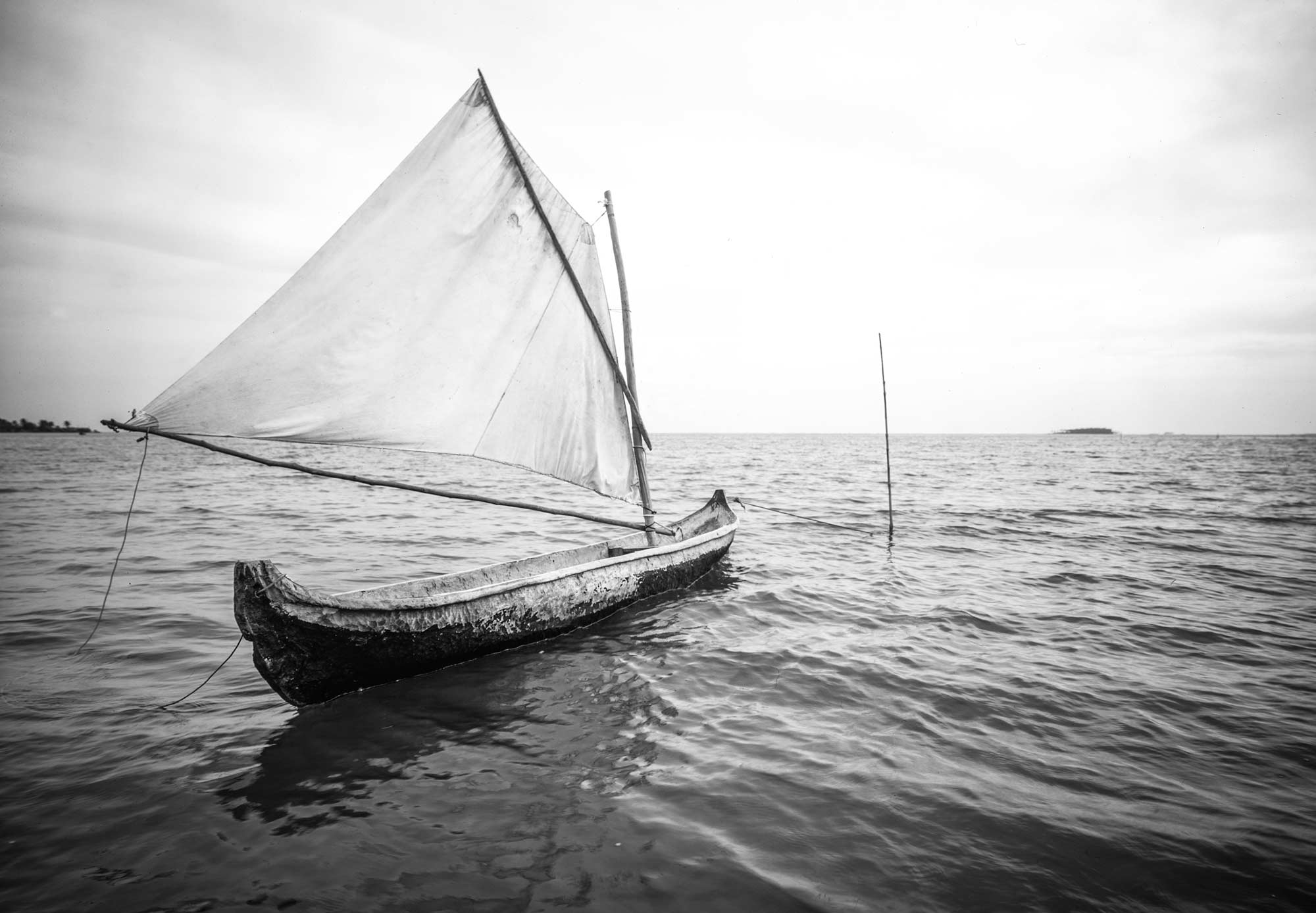 Guna Boat in the San Blas Islands