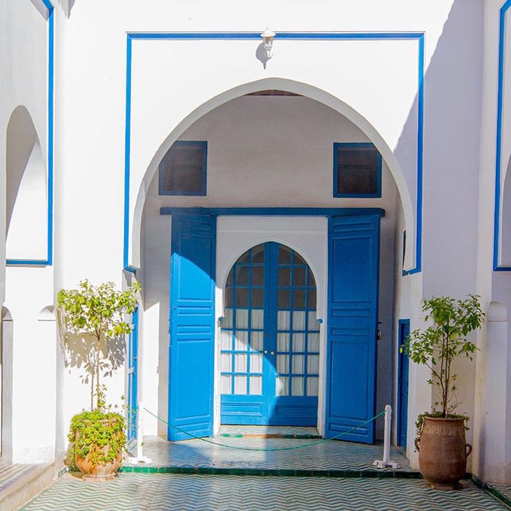 Blue Door in Marrakech Museum
