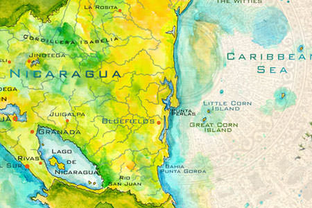 Nicaragua Map