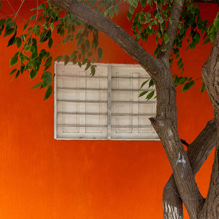 Orange Window in Colombia