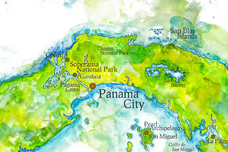 Panama Map
