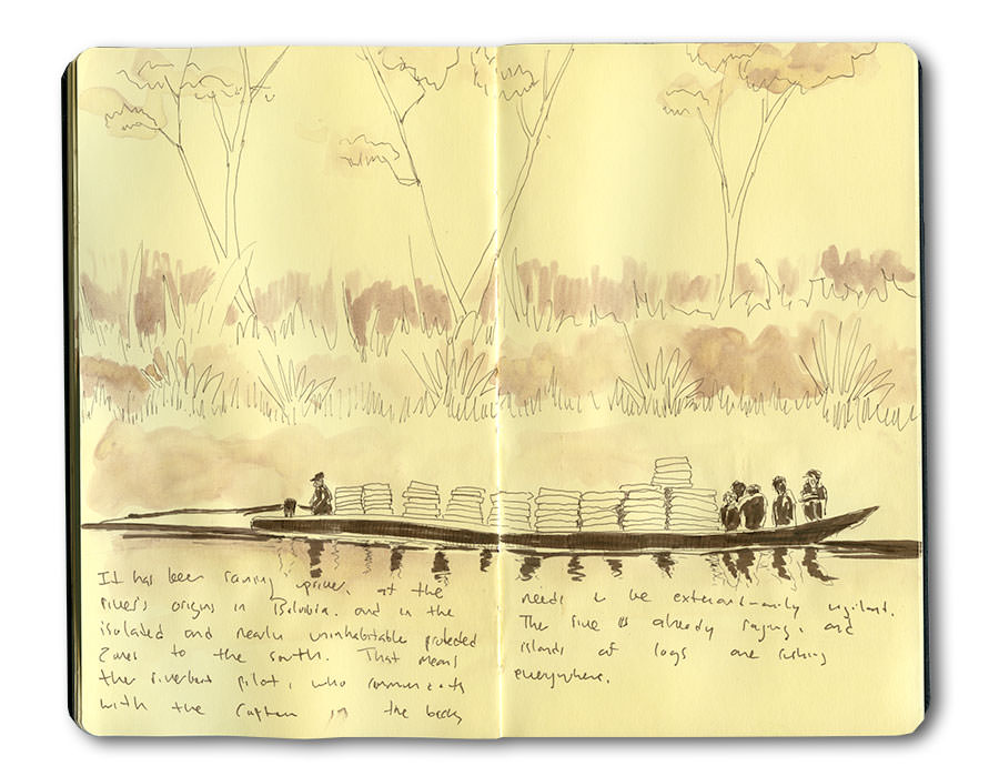 Sketch of the Tambopata River
