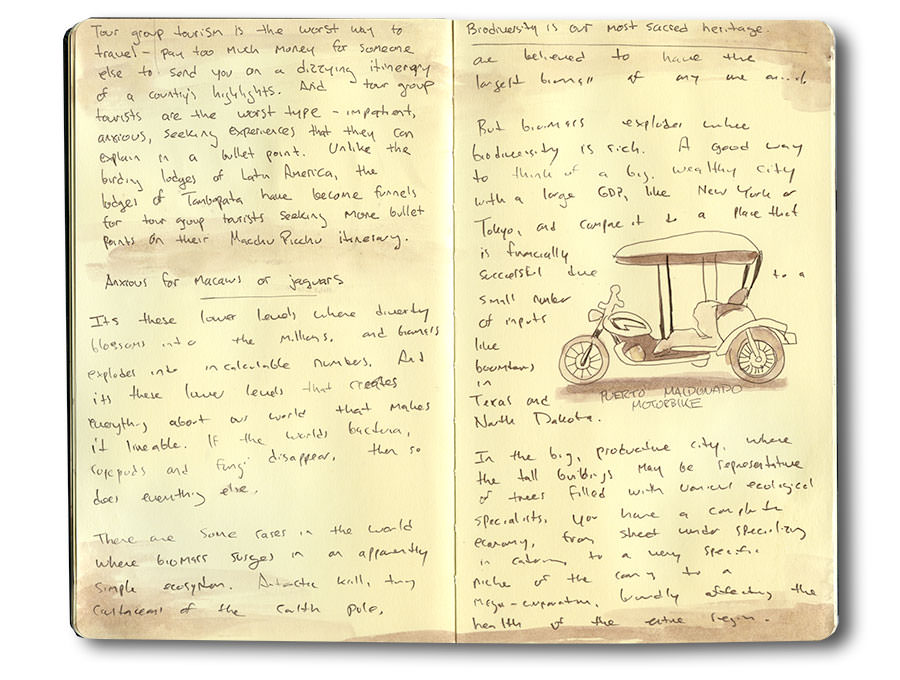 Sketch of Puerto Maldonado Transportation