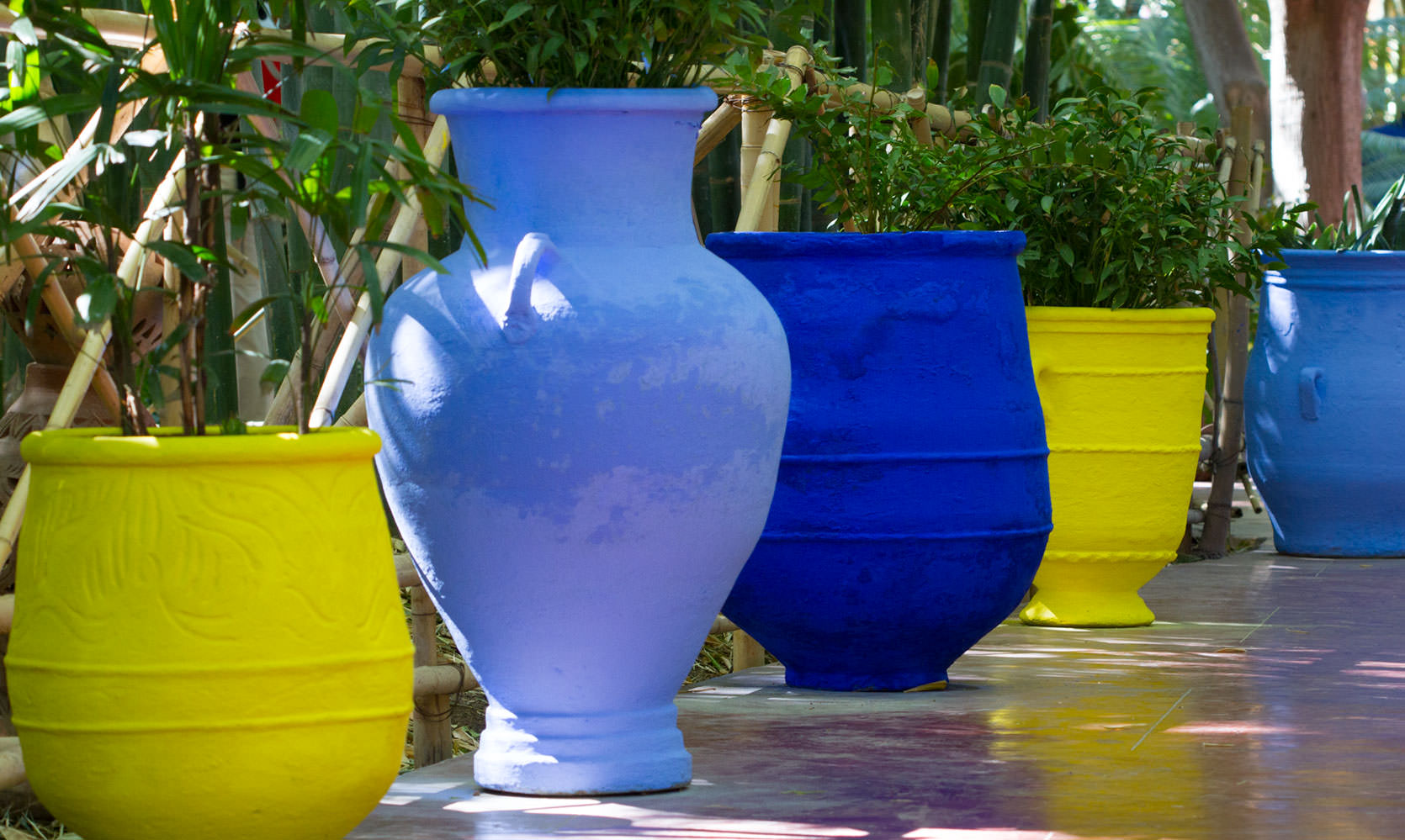 Majorelle Garden Pots
