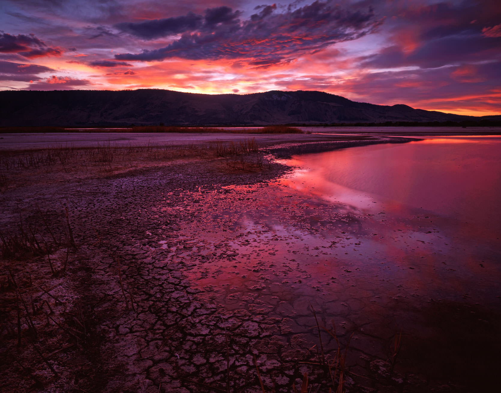 Evening skies over Summer Lake
