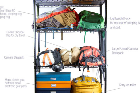 Travel Gear Shelf