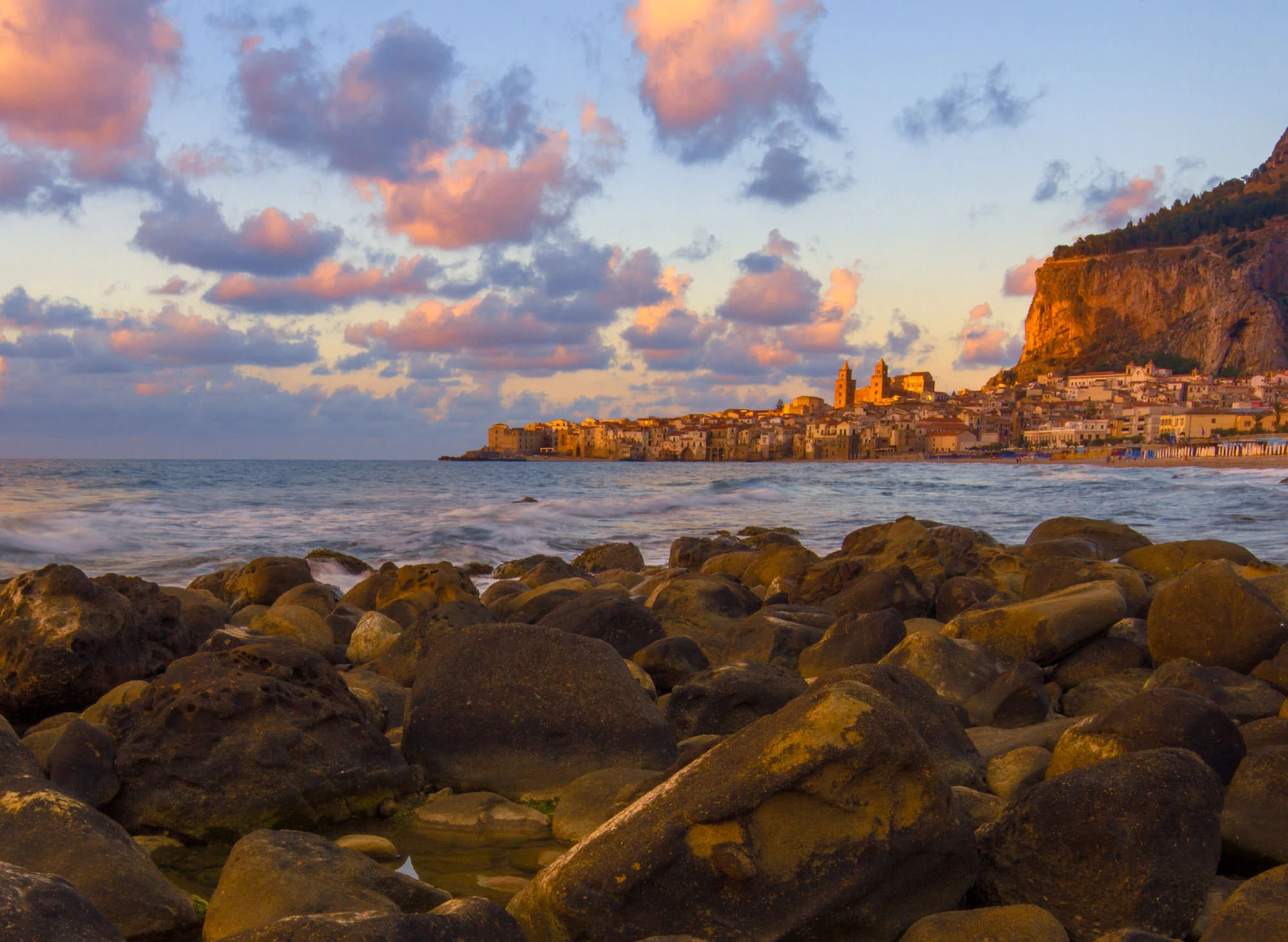 Cefalu, Sicily, en route to Zingaro National Park