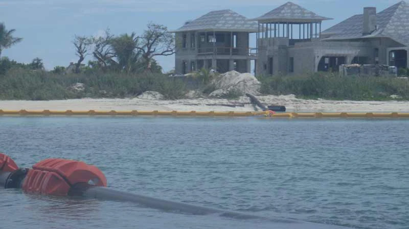 Dredging at Bakers Bay