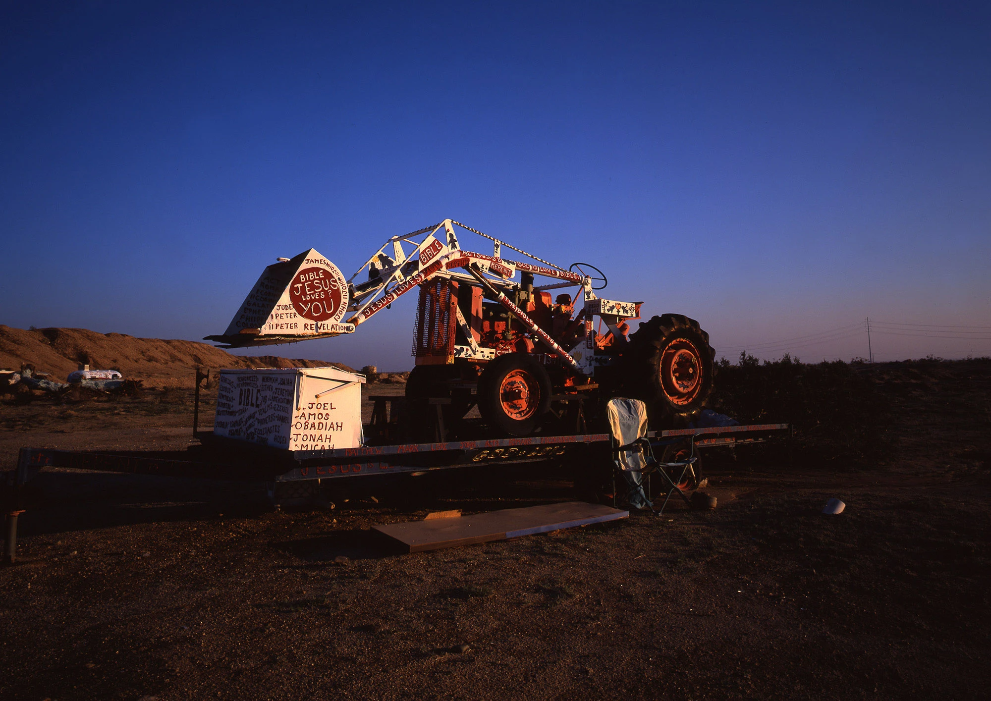 Tractor at Salvation Mountain