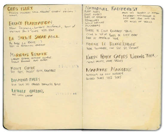 Sugar Mill Sketch in Moleskine Journal