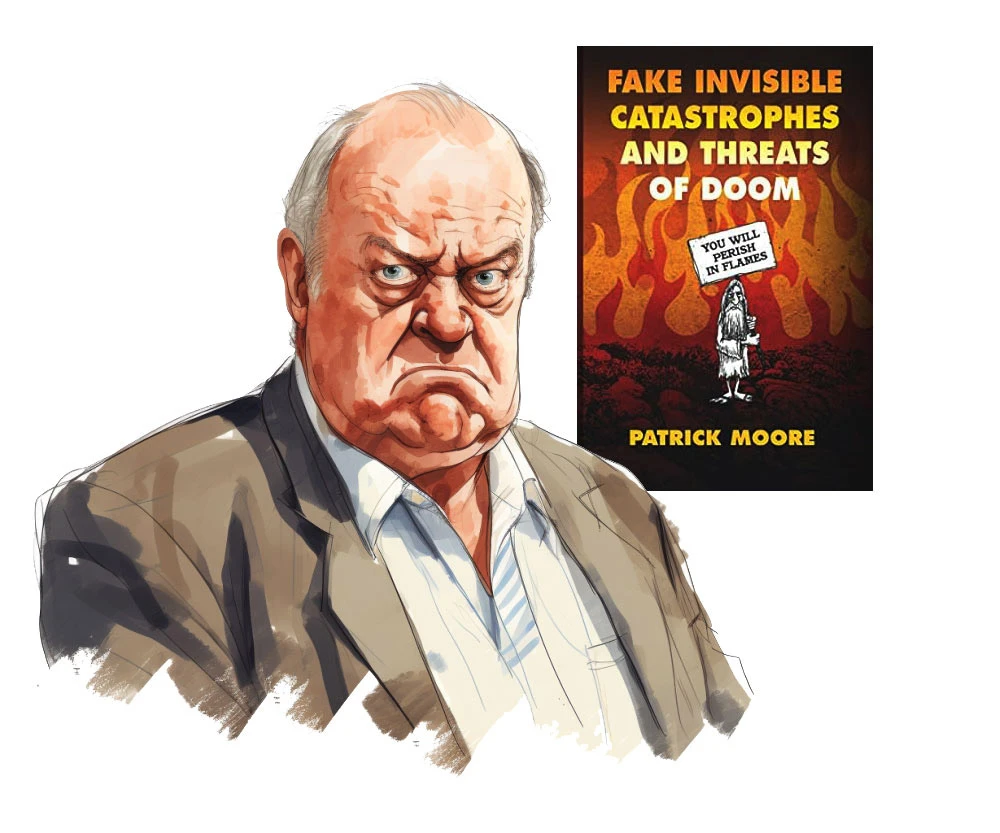 Patrick Moore and his new book
