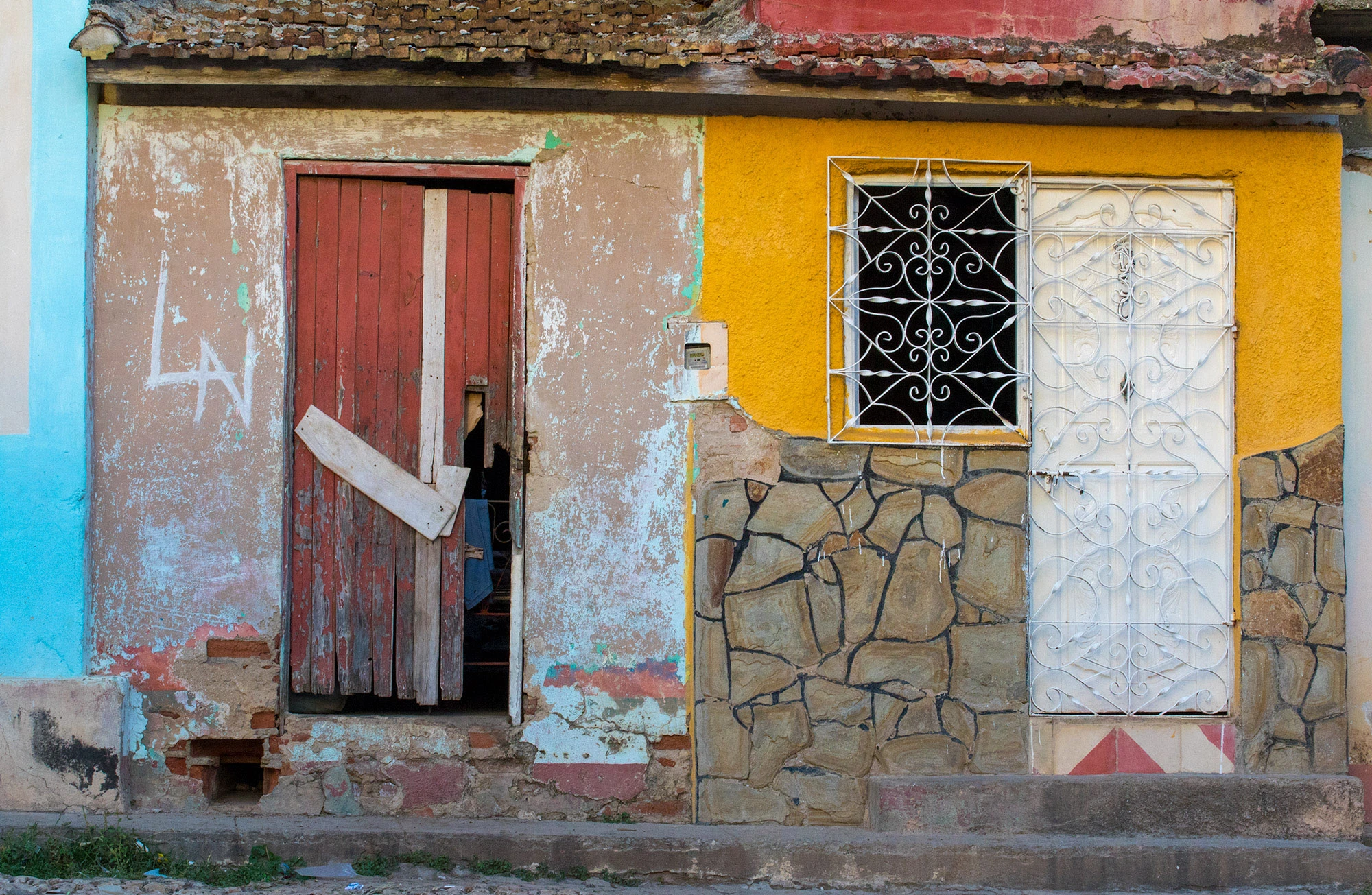 Door and Window in Trinidad, Cuba