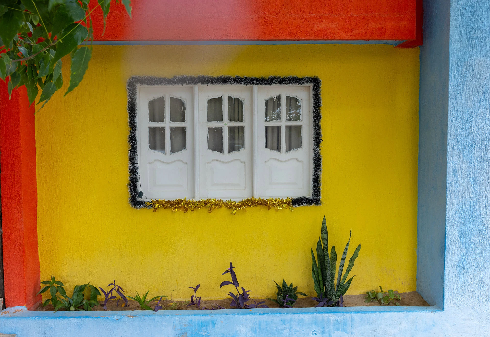 Yellow Window in Camarones, Colombia
